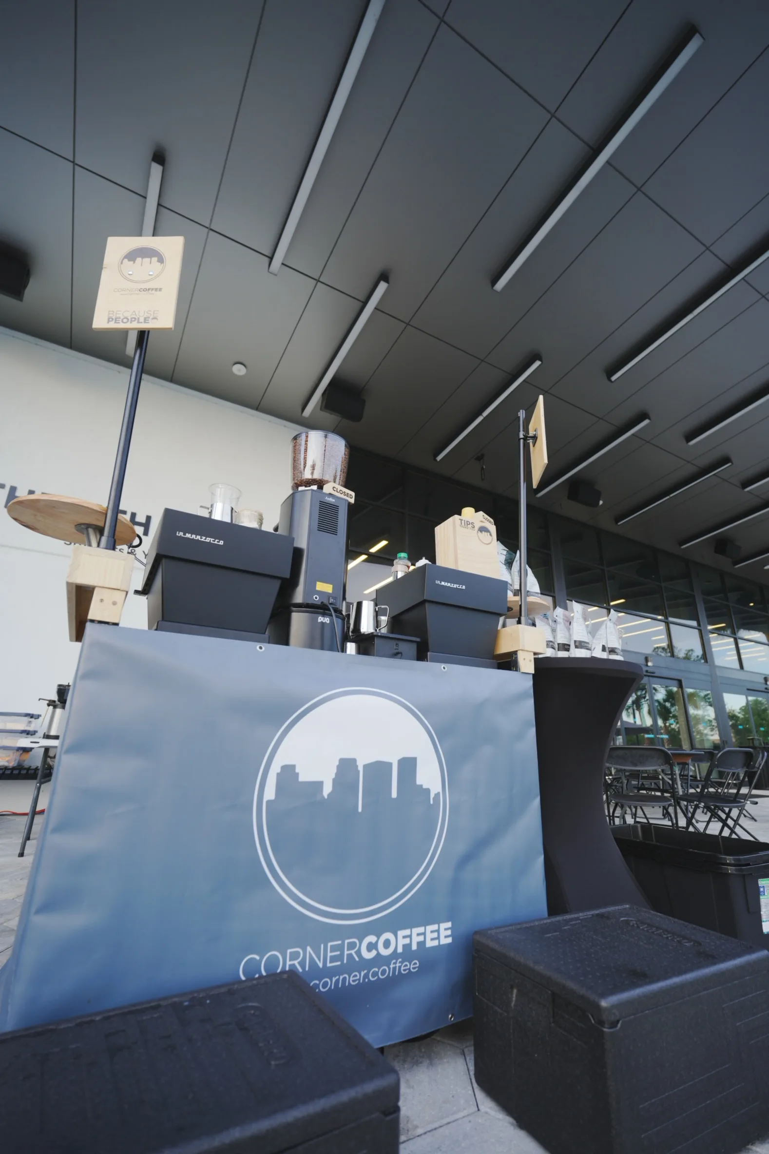 Corner Coffee photography candidate for coffee cart events
